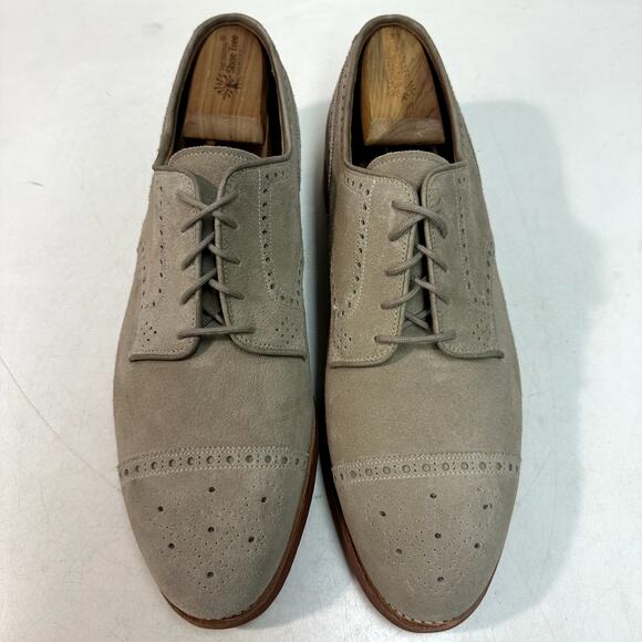NWOT Crockett & Jones x Ralph Lauren Suede Cap Toe Brogue Made in England 10.5 D